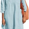 Memoriesea Women’s Elegant Casual Short Sleeve Work Party A-Line Dress with Pockets