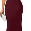 YMDUCH Women’s Elegant Sleeveless Off Shoulder Bodycon Long Formal Party Evening Dress
