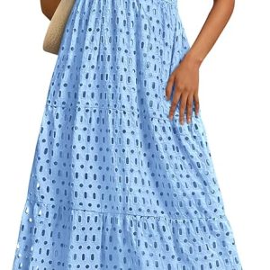 PRETTYGARDEN Women’s Fall Off Shoulder Maxi Bodycon Dress Long Sleeve Ruched Fitted Club Dresses with Slit