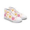 Women’s Summer fun athletic shoes, liner Designer Summer sneakers. Womens walking shoes, Sea shells shoe, Butterflies sneakers, Spring shoes