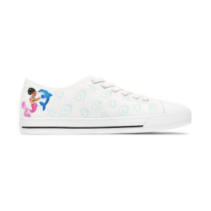Women’s Low Top Mermaid and Dolphin Sneakers