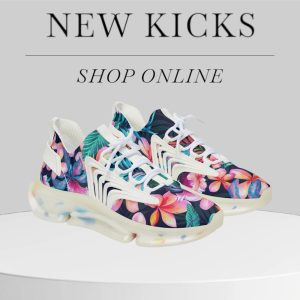 Women’s Hawaiian Polynesian Mesh Sneakers. Cute Womens Shoes. Trending now.