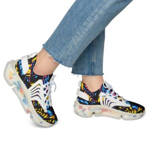 Breathable Women’s Mesh Sneakers, Casual Walking Shoes, Lightweight Lace-Up Athletic Footwear, Summer Sneaker Collection, Trendy Mesh Sports