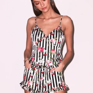 Cherry Rose Ruffle Short