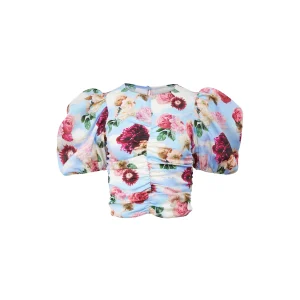 Georgette Puff Sleeve Top