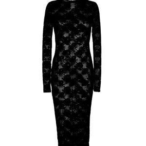 Le Stretch Lace Long Sleeve Dress