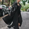 Leather Trench Coat