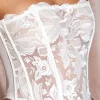 Lola Bow Embroidery Corset Top