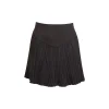 Rib Flared Skirt