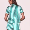 Riviera Stripe PJ Short