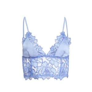 Whitney Embroidery Longline Triangle Bra